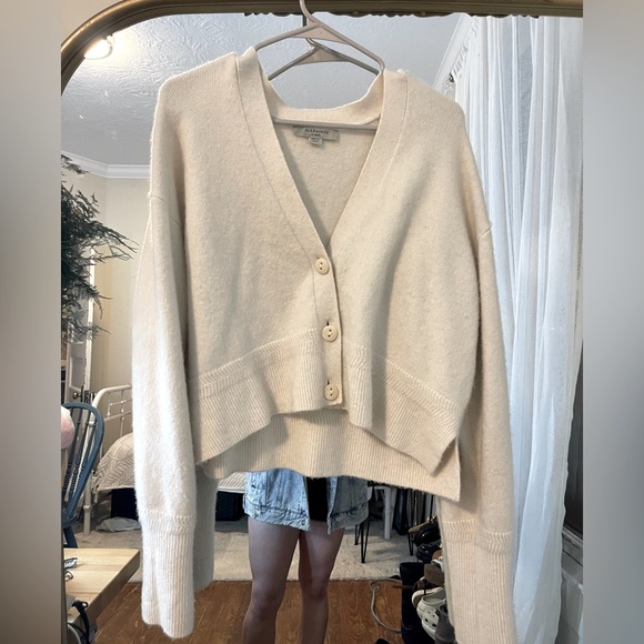 All Saints Sweaters - All Saints Vika Wool Cardigan | size large